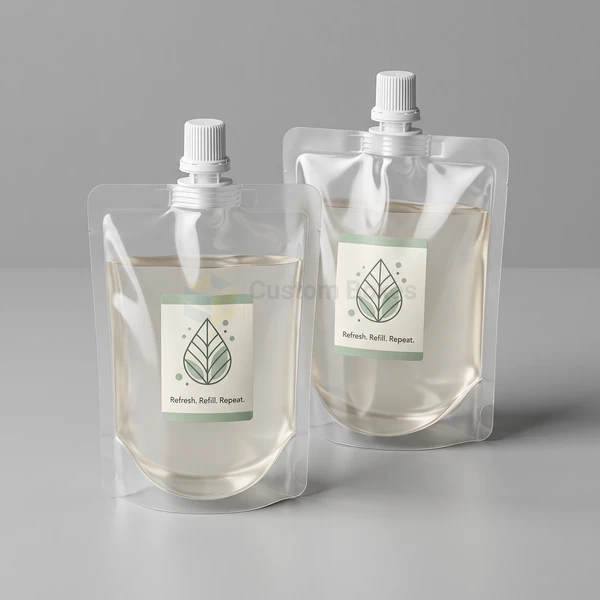 Custom Printed Liquid Spout Bags